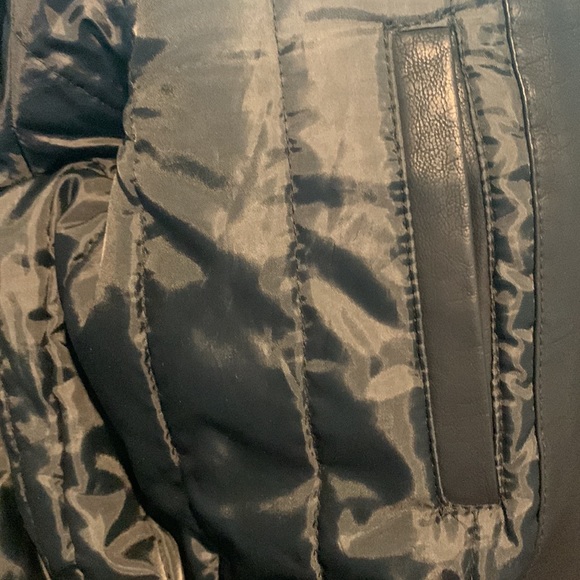 Men’s Faux Leather Moto Bomber Jacket Size Medium New W/out Tag Apt 9 Qu… - Picture 10 of 10